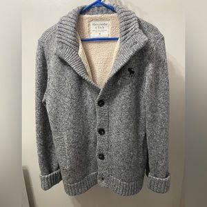 Abercrombie Sherpa-Lined Sweater